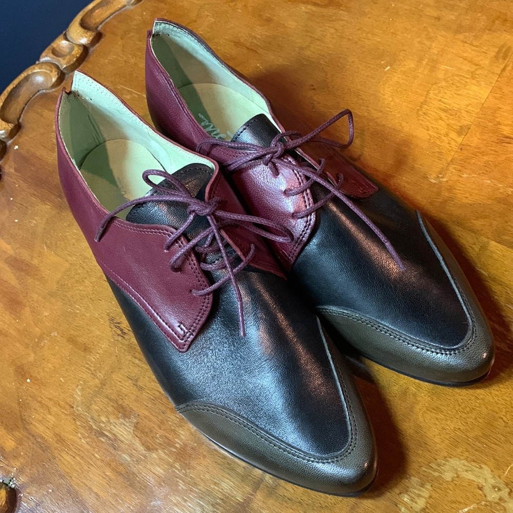 Mentha - leather lace-up